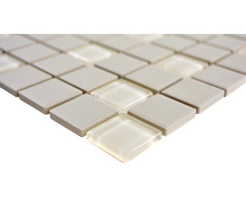 Keramikmosaik CU G80 32,7x30,2 cm mix beige