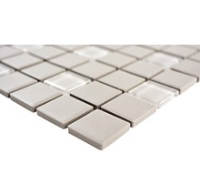 Mosaikfliese aus Glas und Keramik