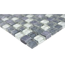 Mosaikfliese aus Glas und Stein