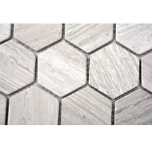 Sechseckige Fliesen aus Naturstein