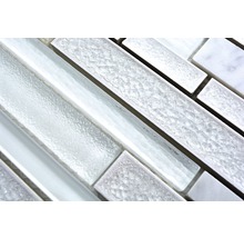 Mosaikfliese aus Glas und Marmor