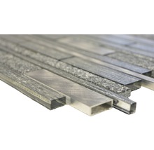 Mosaikfliese aus Stein, Glas und Metall