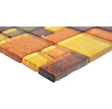 Mosaikfliesen aus Glas, quadratisch und rechteckig
