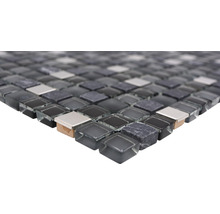 Mosaikfliese aus Glas und Stein