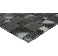 Mosaikfliese aus Glas und Stein