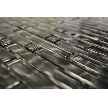 Nahaufnahme von Glasmosaikfliesen