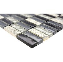 Mosaikfliese aus Glas und Stein