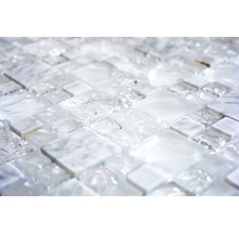 Mosaikfliese aus Glas und Marmor