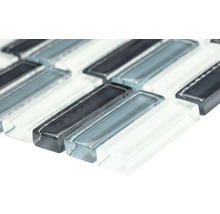 Mosaikfliesen aus Glas im Streifenmuster