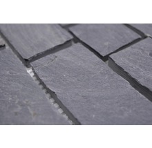 Nahaufnahme von Schiefermosaikfliesen