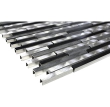 Mosaikfliese aus Aluminium und Metall