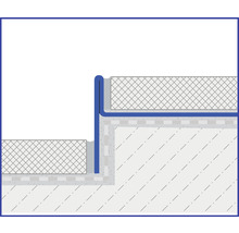 Detailansicht einer Abdichtung im Bauwesen.