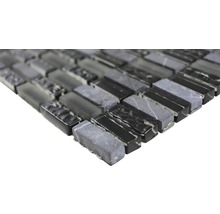 Mosaikfliese aus Glas und Stein