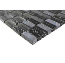 Mosaikfliese aus Glas und Stein