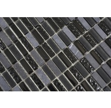 Mosaikfliese aus Glas und Stein