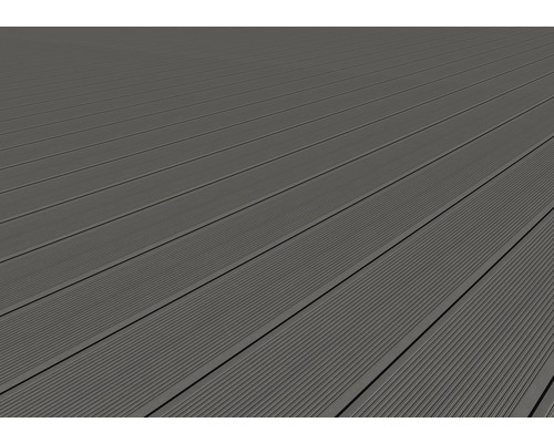 Produktbild 9 (groß) Nahaufnahme von grauen Terrassendielen