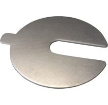 Anlaufscheibe aus Metall mit Aussparung