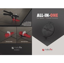 All-in-One Fliesen Nivelliersystem mit Zange und Kratzschutz von Makofix