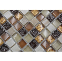 Mosaikfliese aus Glas