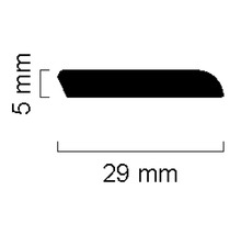 Profilleiste mit den Maßen 5 mm x 29 mm