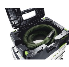 Festool Absaugmobil mit Schlauch im Behälter