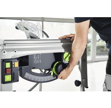 Festool Tischkreissäge mit Bedienelementen zur Winkeleinstellung