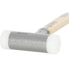 Schonhammer mit Holzgriff und Gummienden