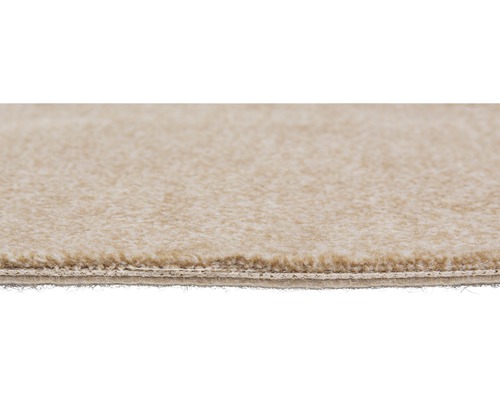 Teppichboden Velours Catania dunkelbeige 500 cm breit (Meterware)