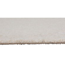 Nahaufnahme eines beigen Teppichbodens.