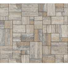 Verlegtes Pflastersteindesign für den Außenbereich