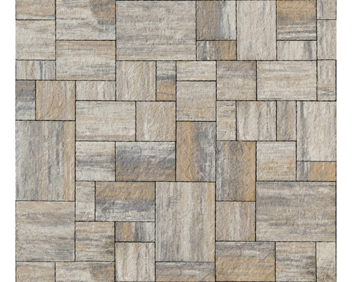 Verlegtes Pflastersteindesign für den Außenbereich