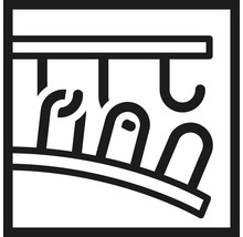 Symbol für Hängeaufbewahrung