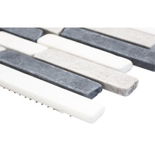 Mosaikfliese aus Naturstein, rechteckige Form