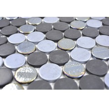 Mosaikfliesen aus Glas in runder Form