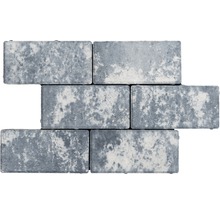 Graue Pflastersteine im Verbund verlegt