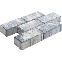 Rechteckige Pflastersteine aus Beton