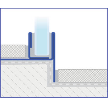 Installationsbeispiel für eine Duschdichtung
