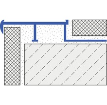 Schemazeichnung einer Duschkabinenkonstruktion