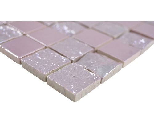 Keramikmosaik CG GA8 Quadrat gaku 31,6x31,6 cm pink