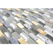 Mosaikfliesen aus Glas und Stein