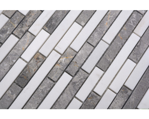 Mosaik XNM MV678 30,5x30,5 cm Verbund Grey/white