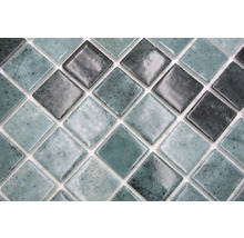 Mosaikfliesen aus Glas im quadratischen Format