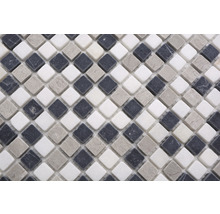 Mosaikfliesen aus Naturstein, quadratisch