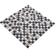 Mosaikfliese aus Naturstein mit quadratischen Elementen