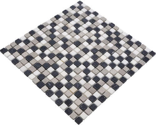 Natursteinmosaik MOS 15/1125 Quadrat Marmor mix 30,5x32,2cm