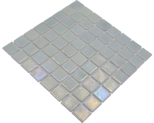 Glasmosaik VP55384PUR Quadrat ECO Shell MYSTIC 38 PUR 31,6x31,6cm