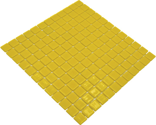 Glasmosaik VP25801PUR Quadrat ECO LISOS yellow 25 PUR 31,6x31,6cm