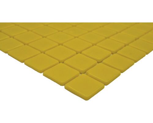 Glasmosaik VP25801PUR Quadrat ECO LISOS yellow 25 PUR 31,6x31,6cm