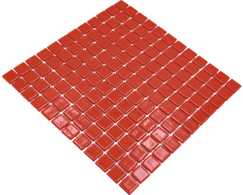 Glasmosaik VP25808PUR Quadrat ECO LISOS red 25 PUR 31,6x31,6cm