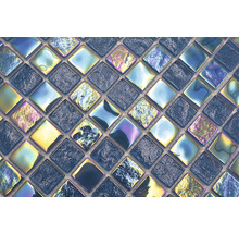 Mosaikfliesen mit Glaseffekt, quadratisch angeordnet